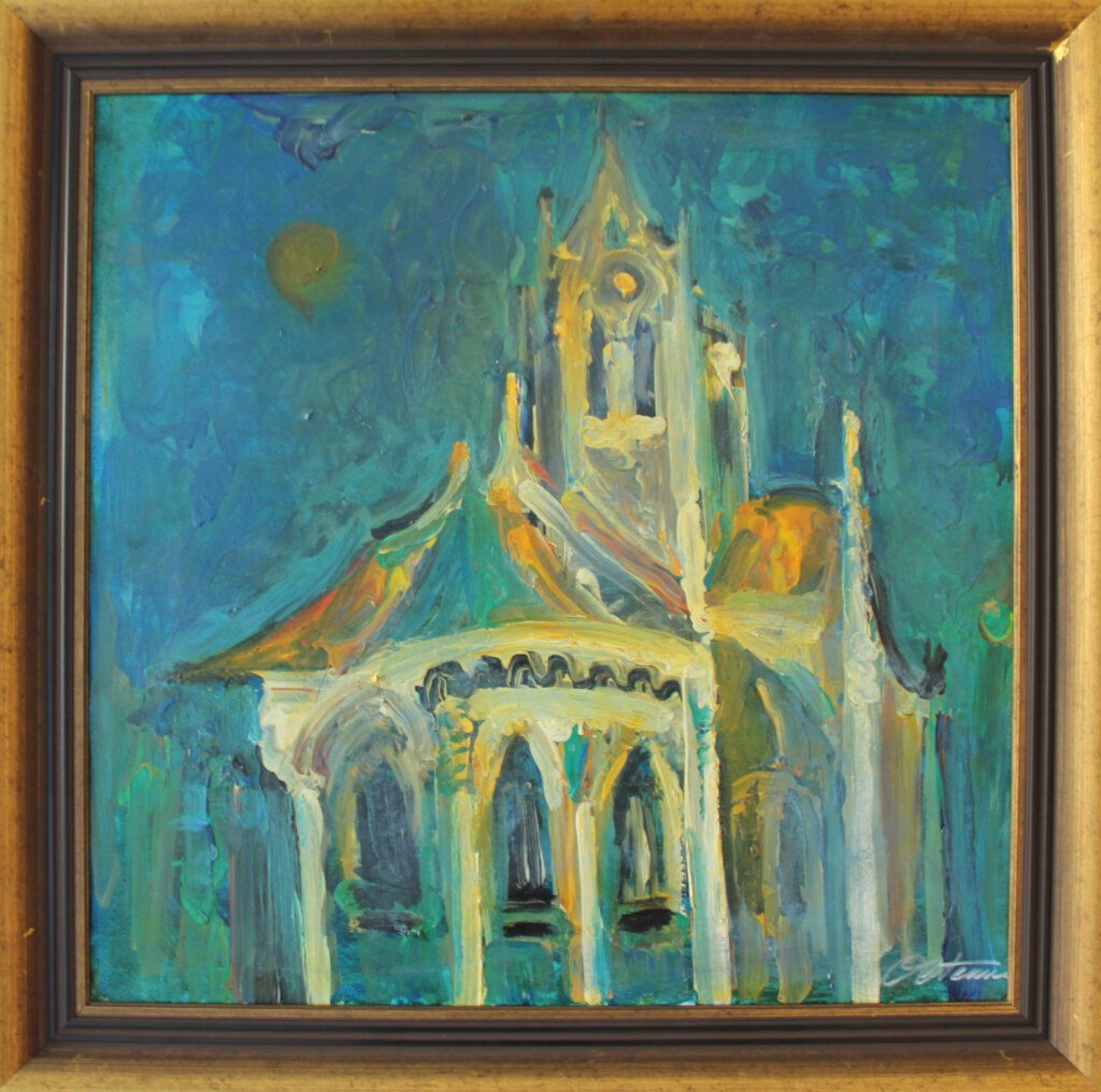 Catedrala în lumină albastră