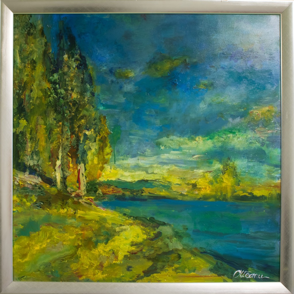 Liniștea Lacului în Amurg