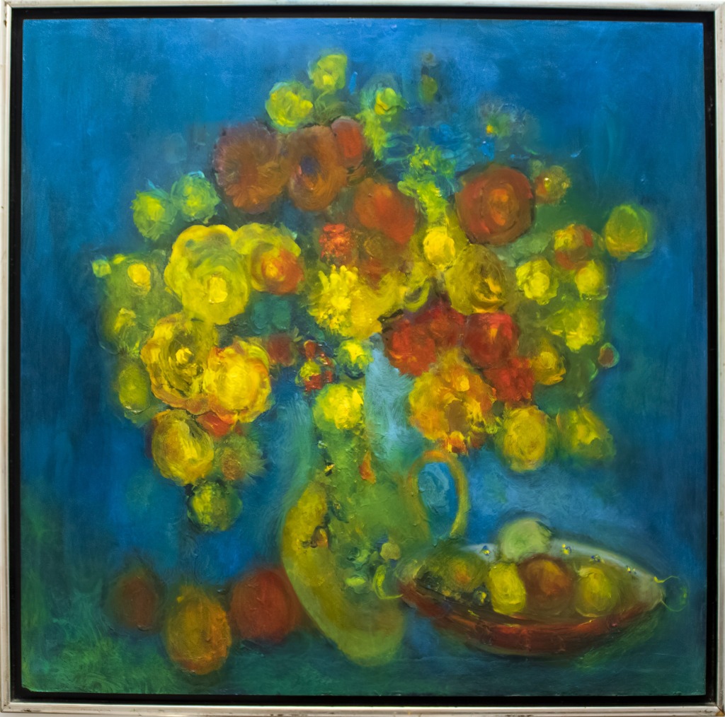 Armonie Solară pe Fundal Azur