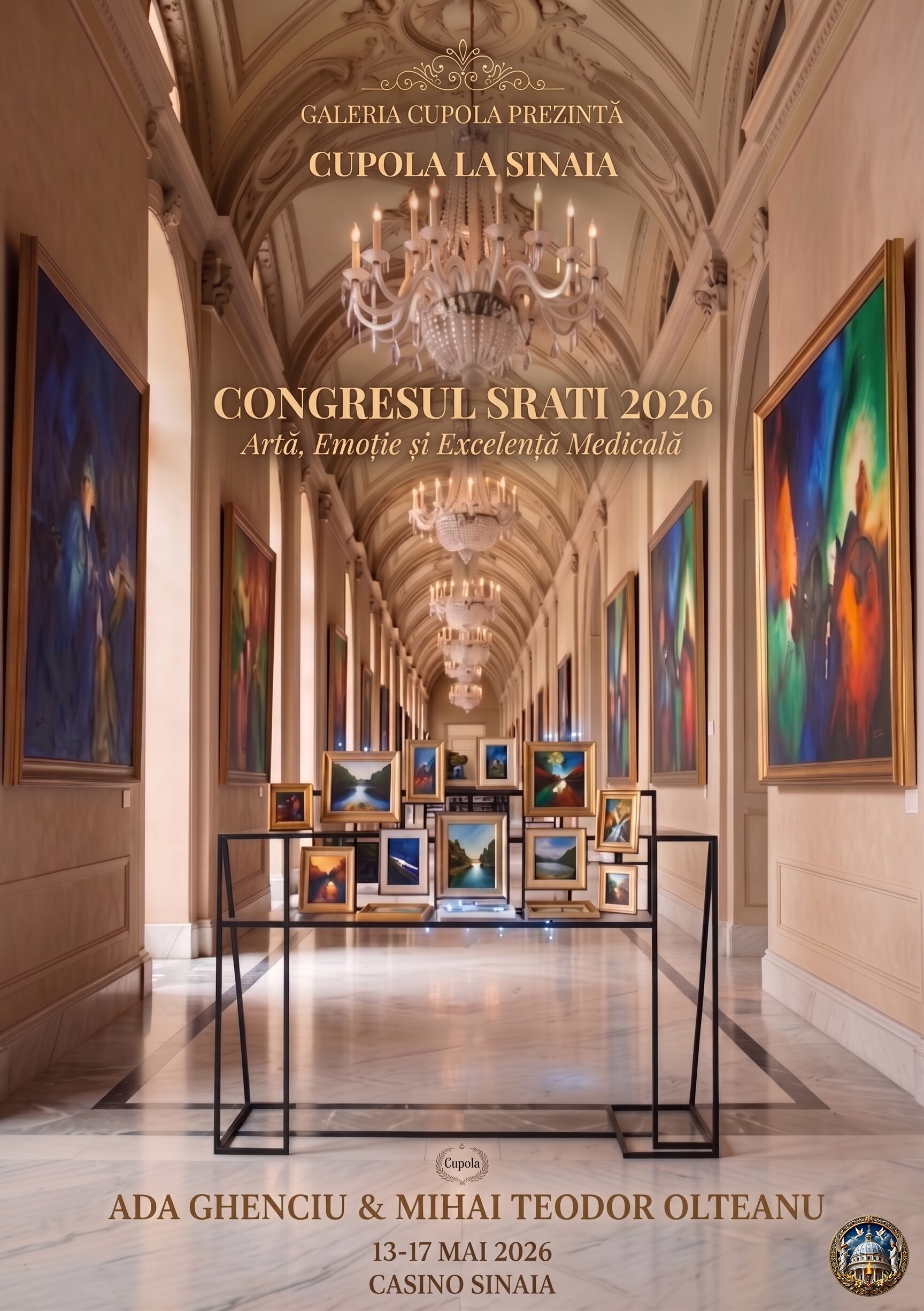 Arta și Excelența Medicală se Întâlnesc la Sinaia: Galeria Cupola la Congresul SRATI 2026